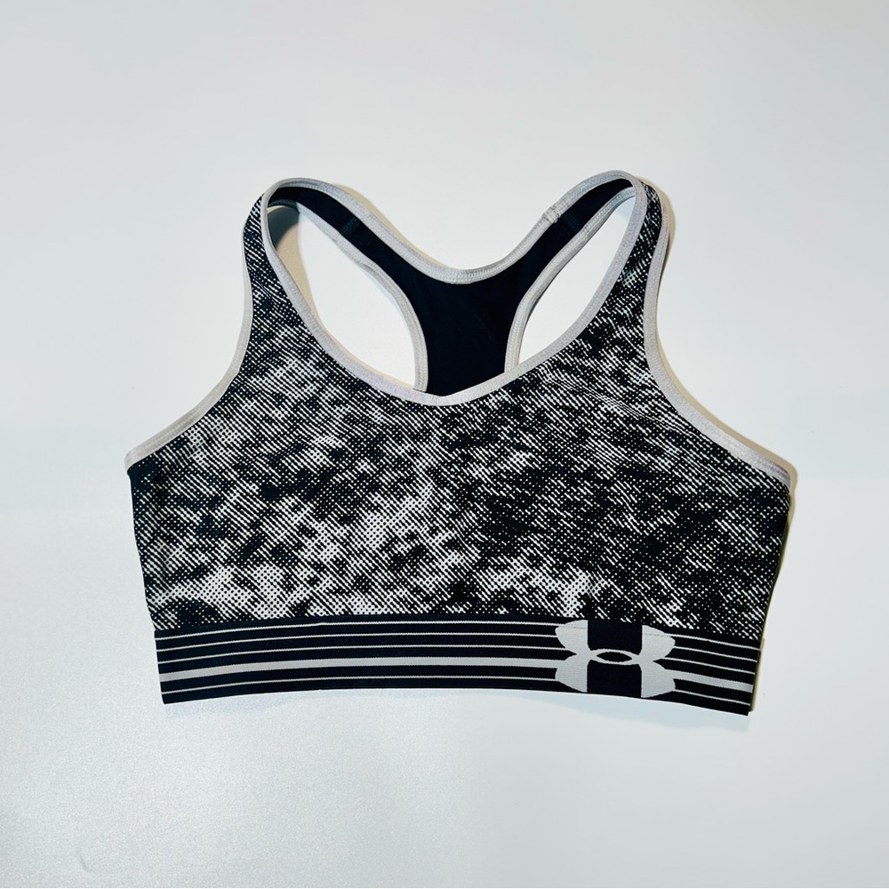 Under Armour sports bra Compression gray Racerback Sports Bra women size S